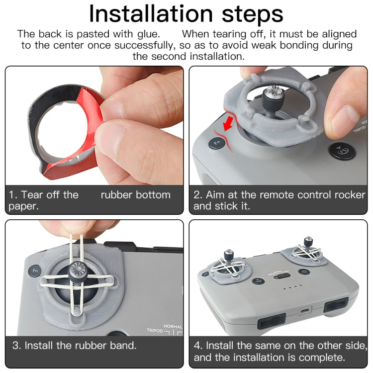 RCSTQ Remote Control Stick Damper Joystick Fixed Bracket For DJI Mavic Air 2 / Air 2S / Mini 2 RCSTQ Remote Control Stick Damper Joystick Fixed Bracket For DJI Mavic Air 2 / Air 2S / Mini 2